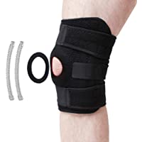 YC Rodillera- Soporte con Almohadilla de Gel para Terapia de frío y Calor- Rodilla Ajustable con compresión de Hielo…